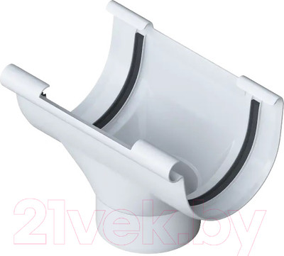Воронка водосточная Альта-профиль ПВХ 82мм (белый)