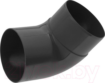 Колено трубы водосточной Альта-профиль ПВХ 67 градусов (графит)