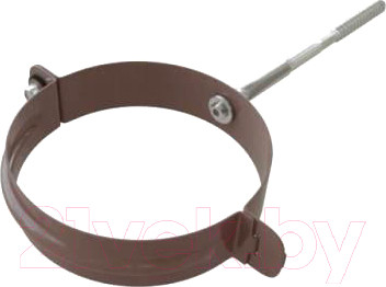 Хомут водосточной трубы Альта-профиль Металл (коричневый)