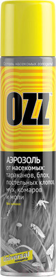 Аэрозоль от насекомых OZZ Universal тараканов, блох, постельных клопов, мух, комаров, моли (200мл)
