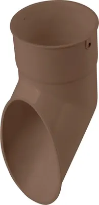 Слив трубы водосточной Альта-профиль Стандарт ПВХ У Слив трубы (коричневый)