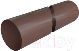 Труба водосточная Альта-профиль ПВХ (4м, коричневый)