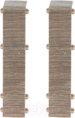 Заглушка для плинтуса Cezar Hi Line Prestige М300 Дуб Сицилиания Матовый (2шт, флоупак)