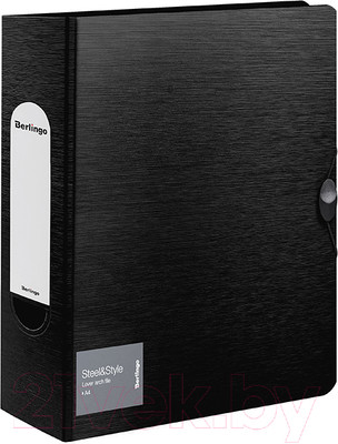 Папка-регистратор Berlingo Steel&Style / PPf_98001 (черный)