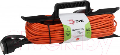 Удлинитель на рамке ЭРА UFx-1-2x1.0-40m / Б0046824