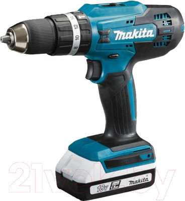 Профессиональная дрель-шуруповерт Makita HP488DWAE
