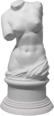 Гипсовая фигура художественная Мастерская Экорше Торс Венеры Милосской / 90-902