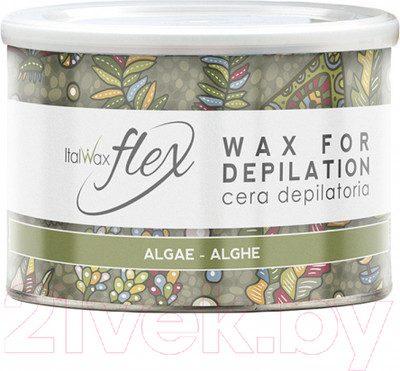 Воск для депиляции ItalWax Flex Водоросли в банке (400г)