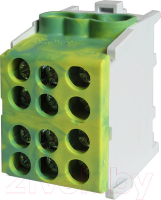 Клемма КС КВС распределительная с двойным винтом 2x35/4x16 / 92089 (желто-зеленый)