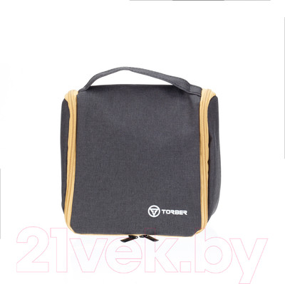 Косметичка Torber T415-BEI (черный/бежевый)