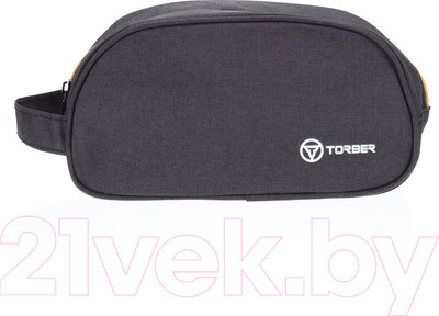 Косметичка Torber T056-BEI (черный/бежевый)