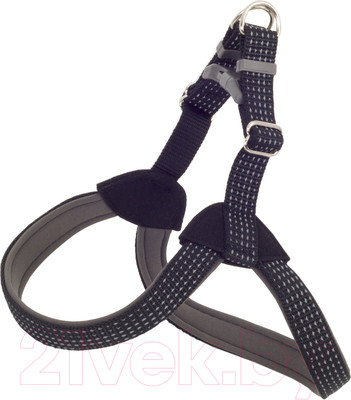 Шлея КАСКАД Премиум 01220051-07 (светоотражающий, черный)