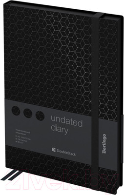 Ежедневник Berlingo DoubleBlack A5 / UD0_94502 (136л, черный)