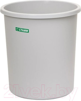 Корзина для бумаг Стамм КР42 (серый)