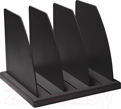 Лоток для бумаг Стамм ПБ07 (3 отделения, черный)