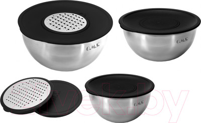 Набор мисок OMS С теркой 1099 (3шт)