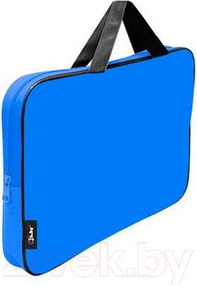 Папка-портфель Оникс ПМД 2-42 (ярко-голубой/черный)