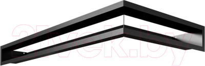 Решетка вентиляционная для камина Fire&Wood Luft 400x600x90 (черный, левый)