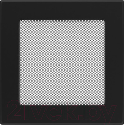 Решетка вентиляционная для камина Fire&Wood Прямоугольная 22x22 (черный)