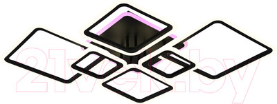 Потолочный светильник Mirastyle Диод JX-8035/4+2 BK ML