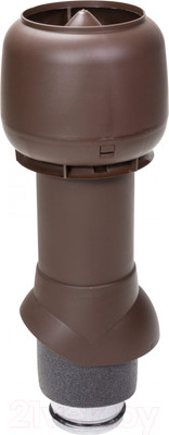 Выход вентиляционный на крышу Vilpe Flow 125/ИЗ/500 RR32 / 350044 (коричневый)