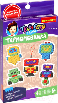 Развивающая игра Bondibon Термомозаика 2D Роботы / ВВ5569