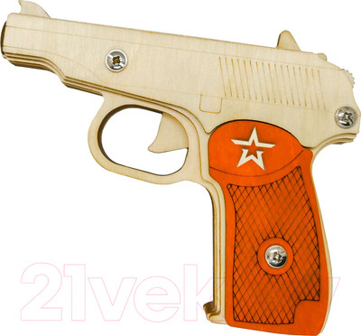 Пистолет игрушечный Армия России ПМ с мишенями / AR-P016