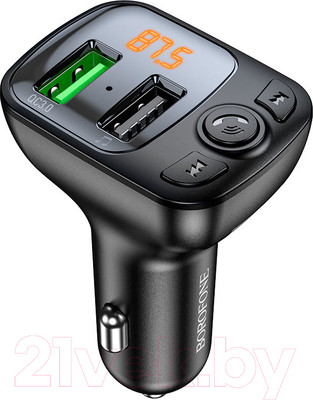 FM-модулятор Borofone BC41 (черный)