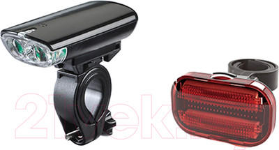 Набор фонарей для велосипеда Jingyi JY-7021+JY-3209BT-1