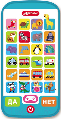 Развивающая игрушка Азбукварик Смартфончик Веселая викторина / 3182
