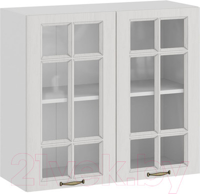 Шкаф навесной для кухни ТриЯ Лина 1В8С (белый)