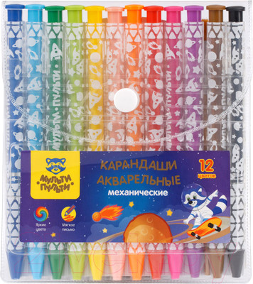 Набор акварельных карандашей Мульти-пульти MCP_39342 (12 цветов)