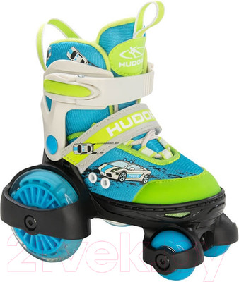 Роликовые коньки Hudora Skating My First Quad Boy Led / 22050 (р-р 26-29)