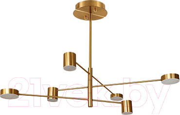 Люстра Kinklight Мекли 07650-6,33 3000К (золото)