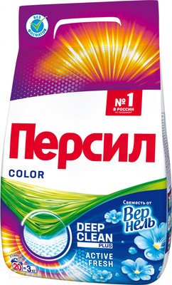 Стиральный порошок Персил 360° Complete Solution Color Свежесть от Vernel (3кг)