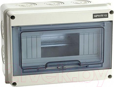 Бокс пластиковый КС ЩРН-ПГ 12-модульный IP65