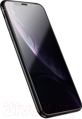 Защитное стекло для телефона Hoco G1 для iPhone XS Max/11 Pro Max (черный)
