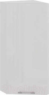 Шкаф навесной для кухни ТриЯ Весна 1В3Т (белый/белый глянец)