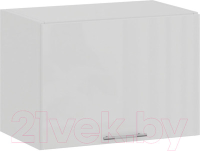 Шкаф под вытяжку ТриЯ Весна 1В5Г (белый/белый глянец)
