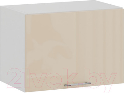 Шкаф под вытяжку ТриЯ Весна 1В5Г (белый/ваниль глянец)