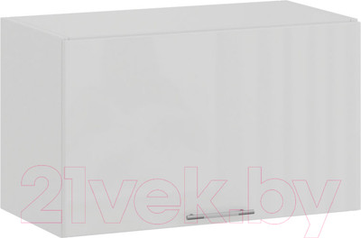 Шкаф под вытяжку ТриЯ Весна 1В6Г (белый/белый глянец)