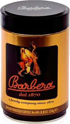 Кофе в зернах Barbera Gold ж/б (250г)