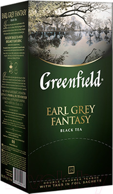 Чай пакетированный GREENFIELD Earl Grey Fantasy черный (25пак)