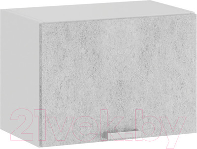 Шкаф под вытяжку ТриЯ Гранита 1В5Г (белый/бетон снежный)