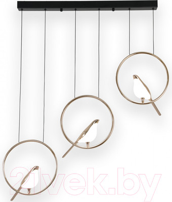 Потолочный светильник Kinklight Арси 08446-3А.33 (черный/золото)