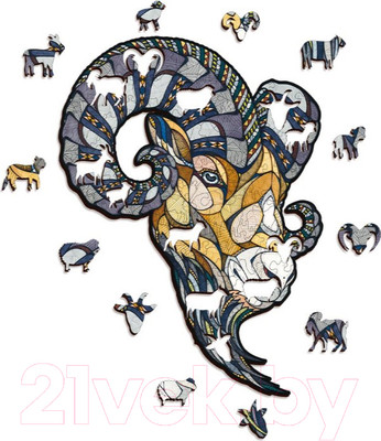 Пазл EWA Баран (M, деревянная упаковка)