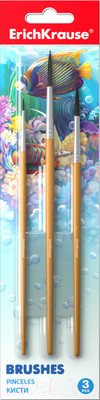 Набор кистей Erich Krause Белка / 56089 (3шт)