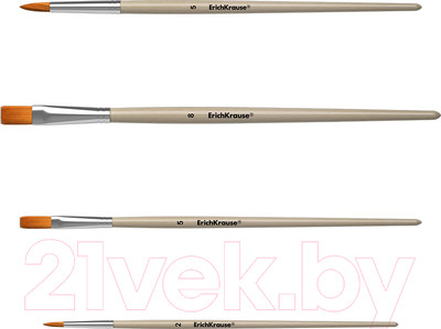 Набор кистей Erich Krause Синтетика / 56093 (4шт)
