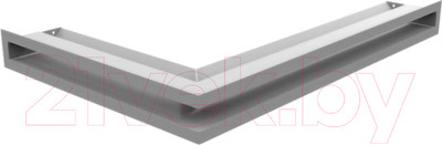 Решетка вентиляционная для камина Fire&Wood Luft 400x600x90 R (белый)