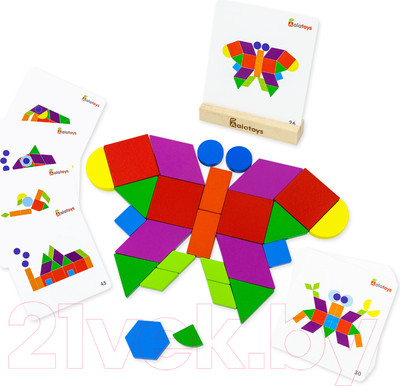 Развивающая игра Alatoys Мозаика Фигурки / МКФ05